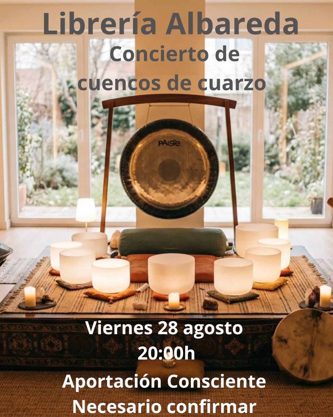 Cartel de CONCIERTO «CUENCO DE CUARZO»