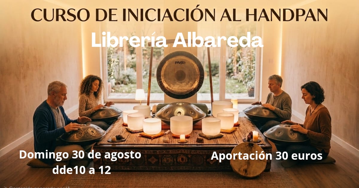 Cartel de CURSO DE INICIACIÓN AL HANDPAN