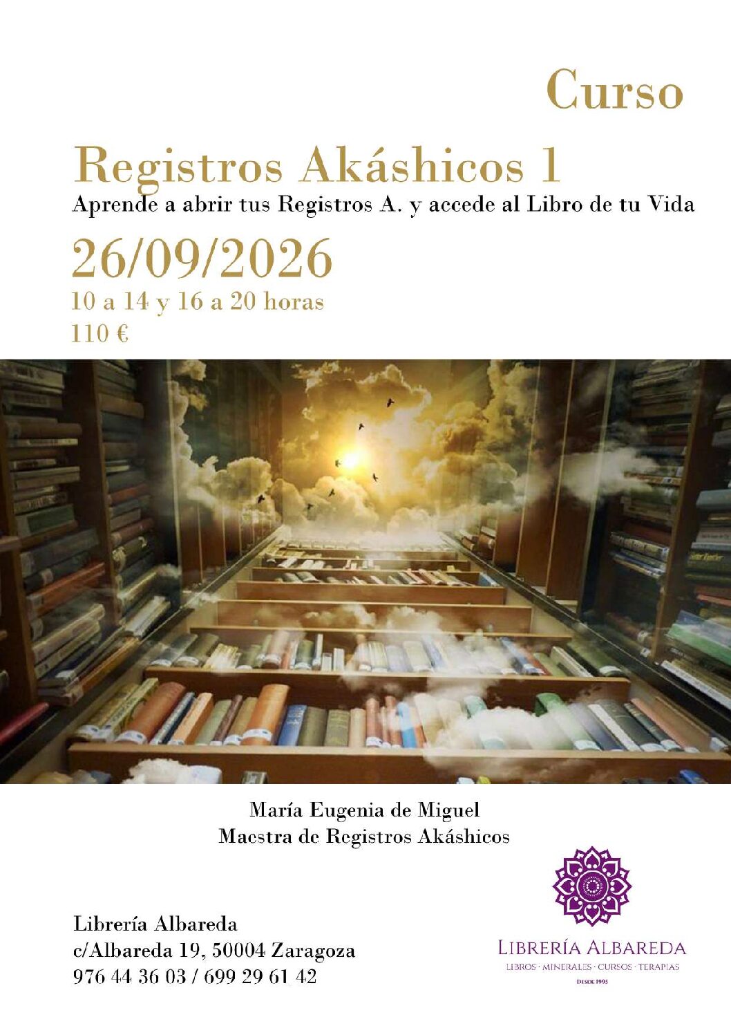 Cartel de TALLER DE REGISTROS AKÁSHICOS I